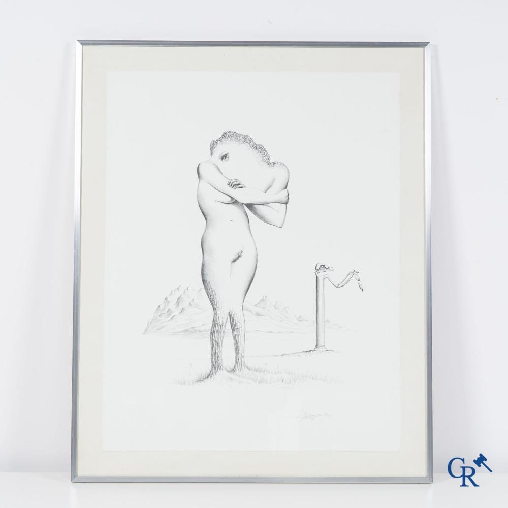 Joop MOESMAN comparable auction result: joop moesman 1909 1988 boomvrouw 1971 lithography 102 190