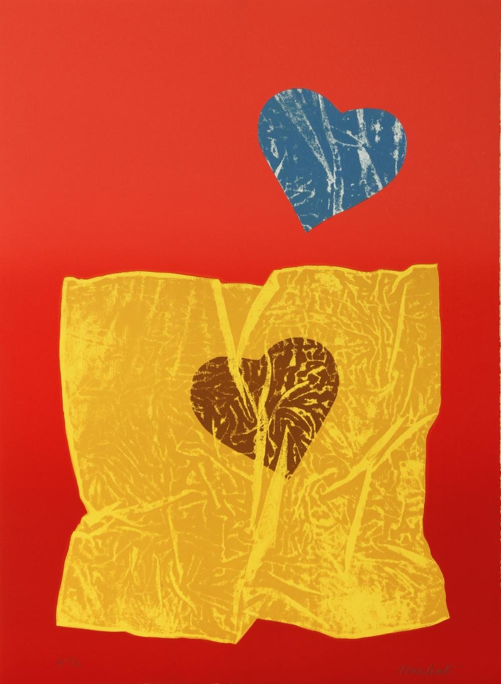 Antonio (1938) Recalcati comparable auction result: antonio recalcati love lithograph