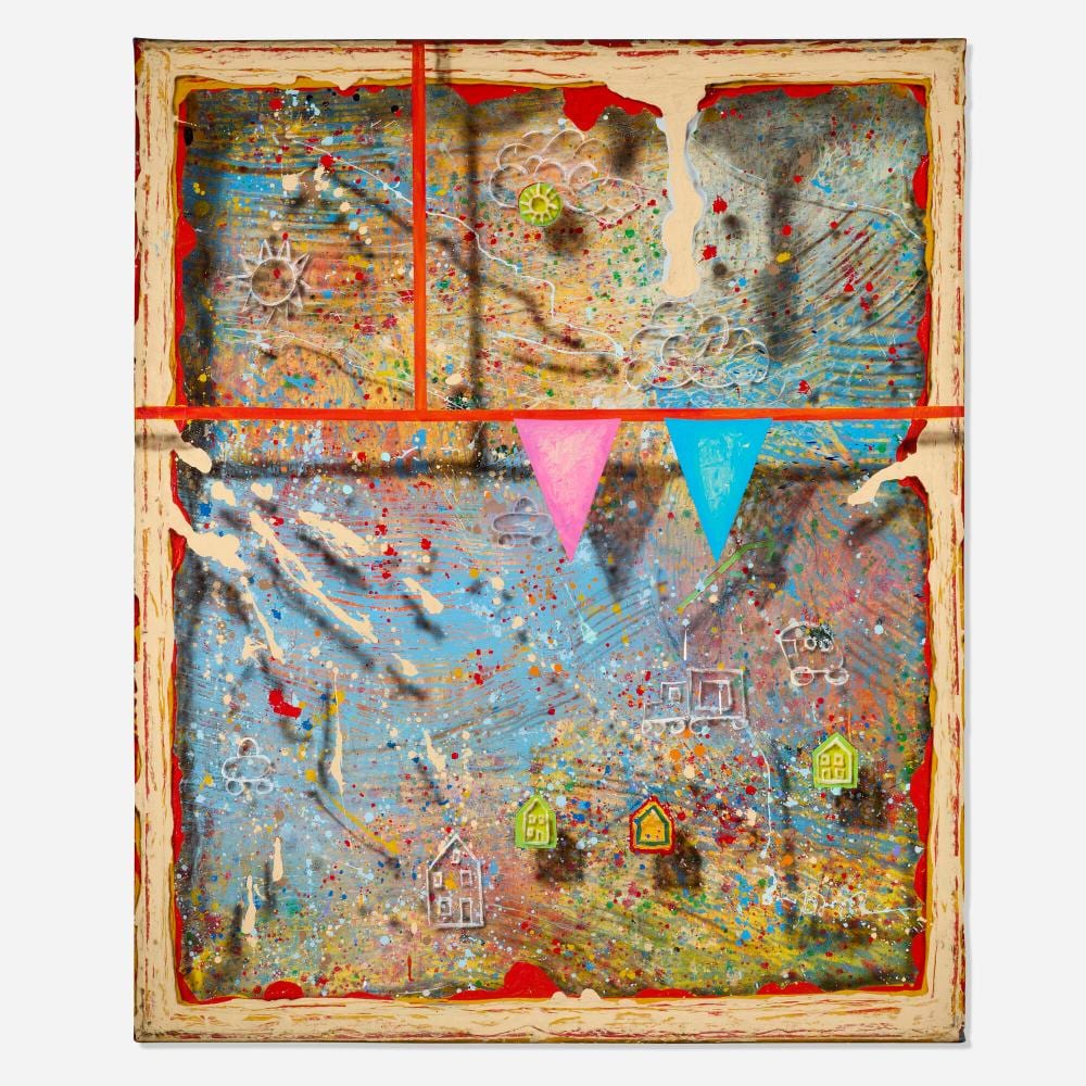 Jack Lembeck comparable auction result: jack lembeck homage to donald duck