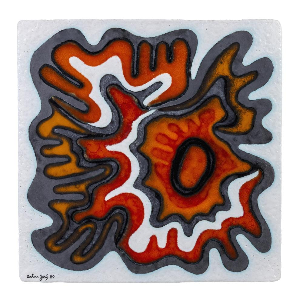 Artur Jose comparable auction result: artur jose 1931 2010 ceramic plaque