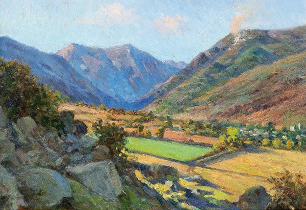 Dario de Regoyos comparable auction result: dario de regoyos landscape