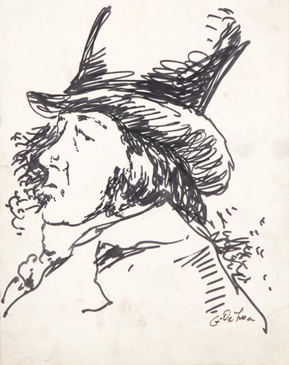Luís García-Ochoa comparable auction result: luis garcia ochoa homenaje a goya
