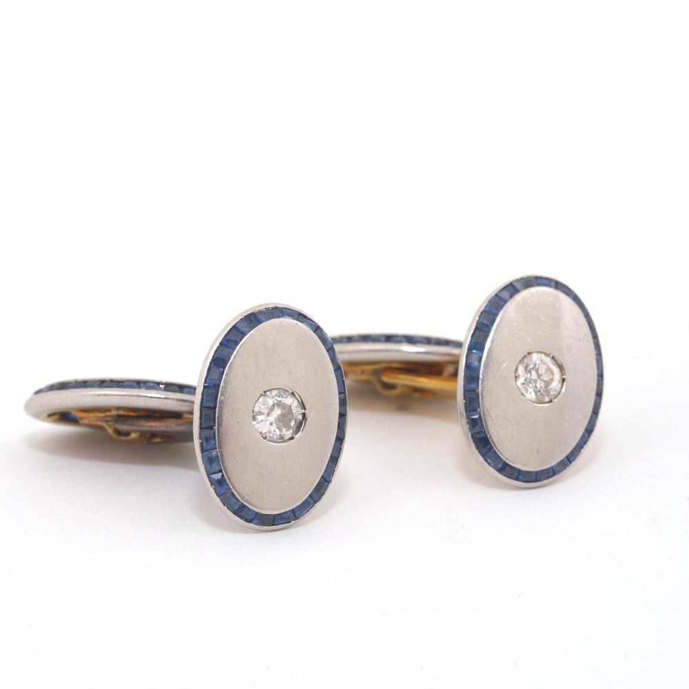 paire de boutons de manchettes ovale en or jaune e · Vanderkindere · 2025-04-02 Edward (1820) James comparable auction result: paire de boutons de manchettes ovale en or jaune e
