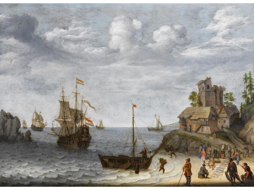 Isaac Willaerts comparable auction result: isaac willaerts 1620 utrecht 1693 ebenda