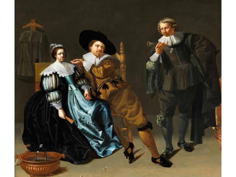 jacob duck dyck 1600 1667 utrecht · Hampel Fine Art Auctions · 2025-03-27 Jacob Duck comparable auction result: jacob duck dyck 1600 1667 utrecht