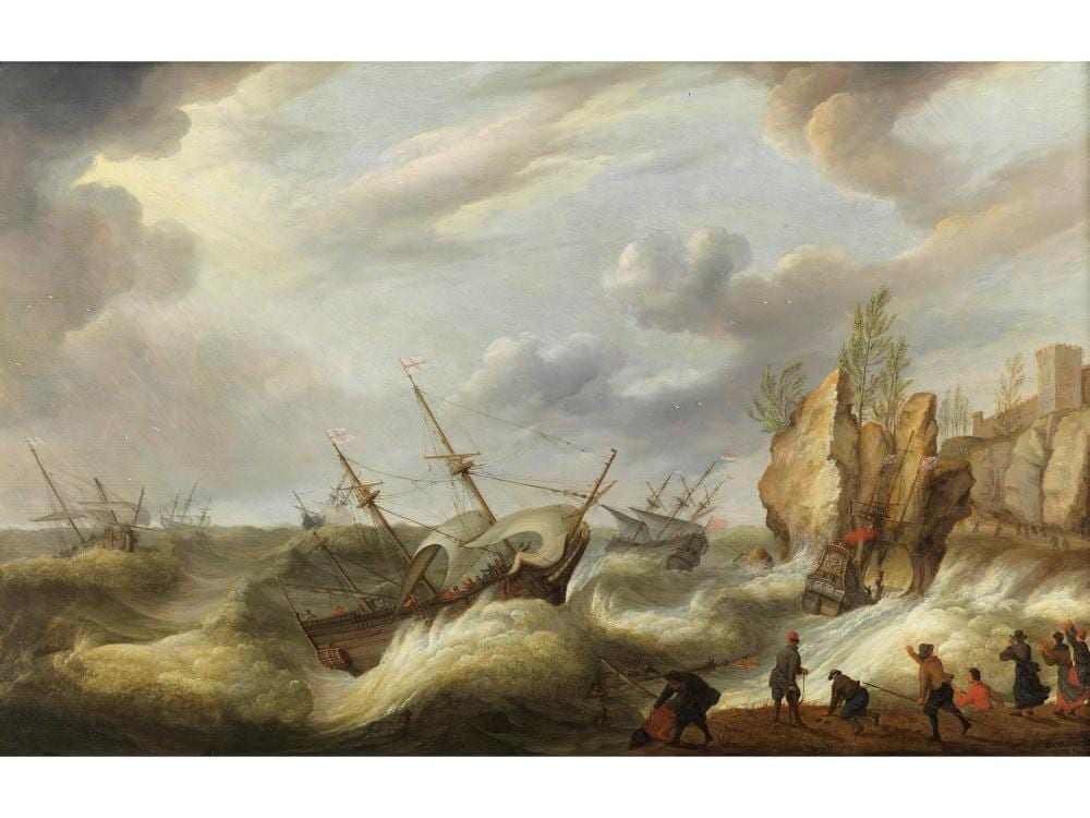 Isaac Willaerts comparable auction result: isaac willaerts 1620 utrecht 1693 ebenda