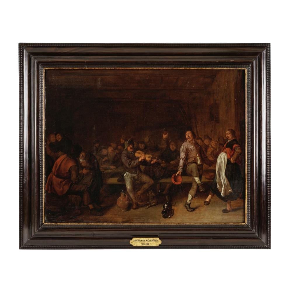 Jan Miense Molenaer comparable auction result: jan miense molenaer haarlem circa 1610 1668 danseurs dans une taverne