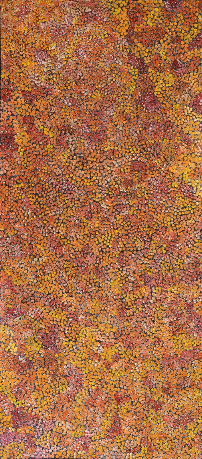 Eileen Bird Nungarrayi comparable auction result: eileen bird pencil yam dreaming 2022 acrylic on canvas