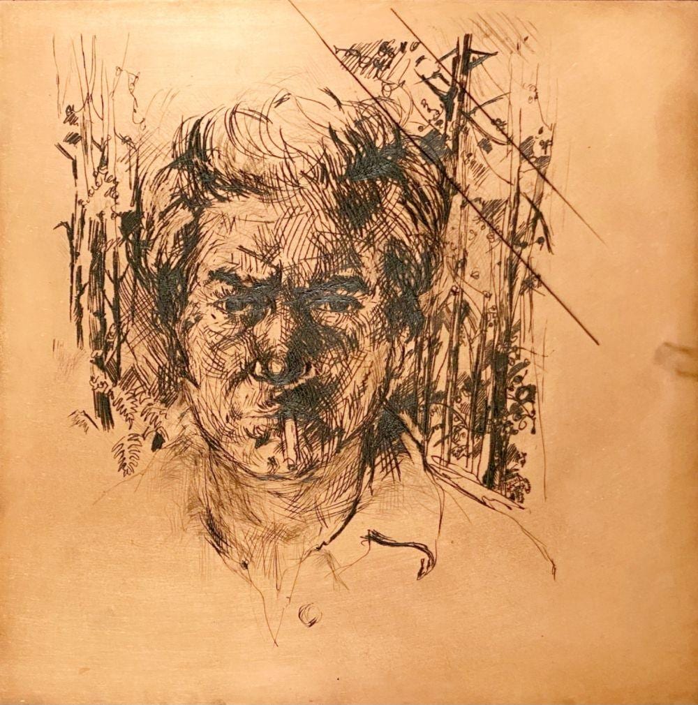 Jean Commère comparable auction result: jean comm re portrait 1972