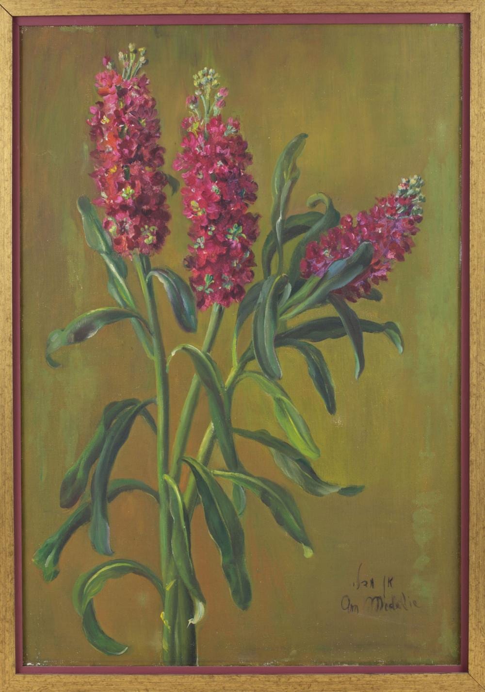 Ann Medley comparable auction result: ann medley 1893 1989 hyacinths