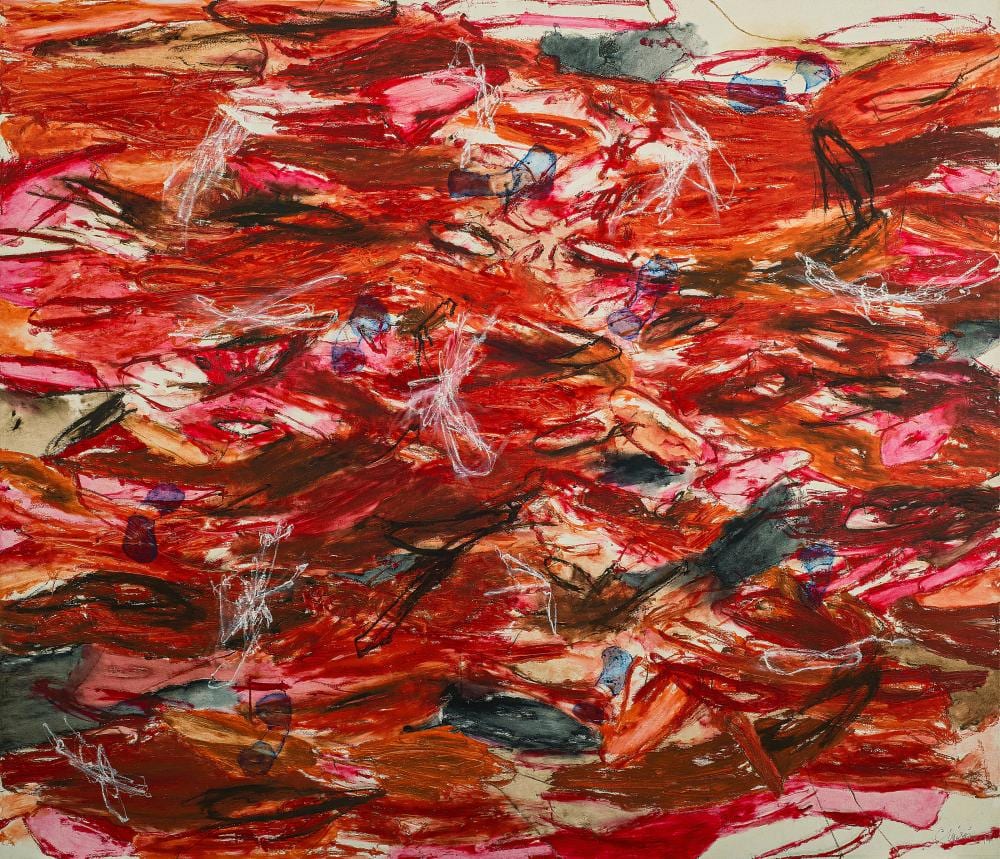 Christine Ay Tjoe (B. 1973). Layers as a Hiding Place #2. oil on canvas170 comparable sale