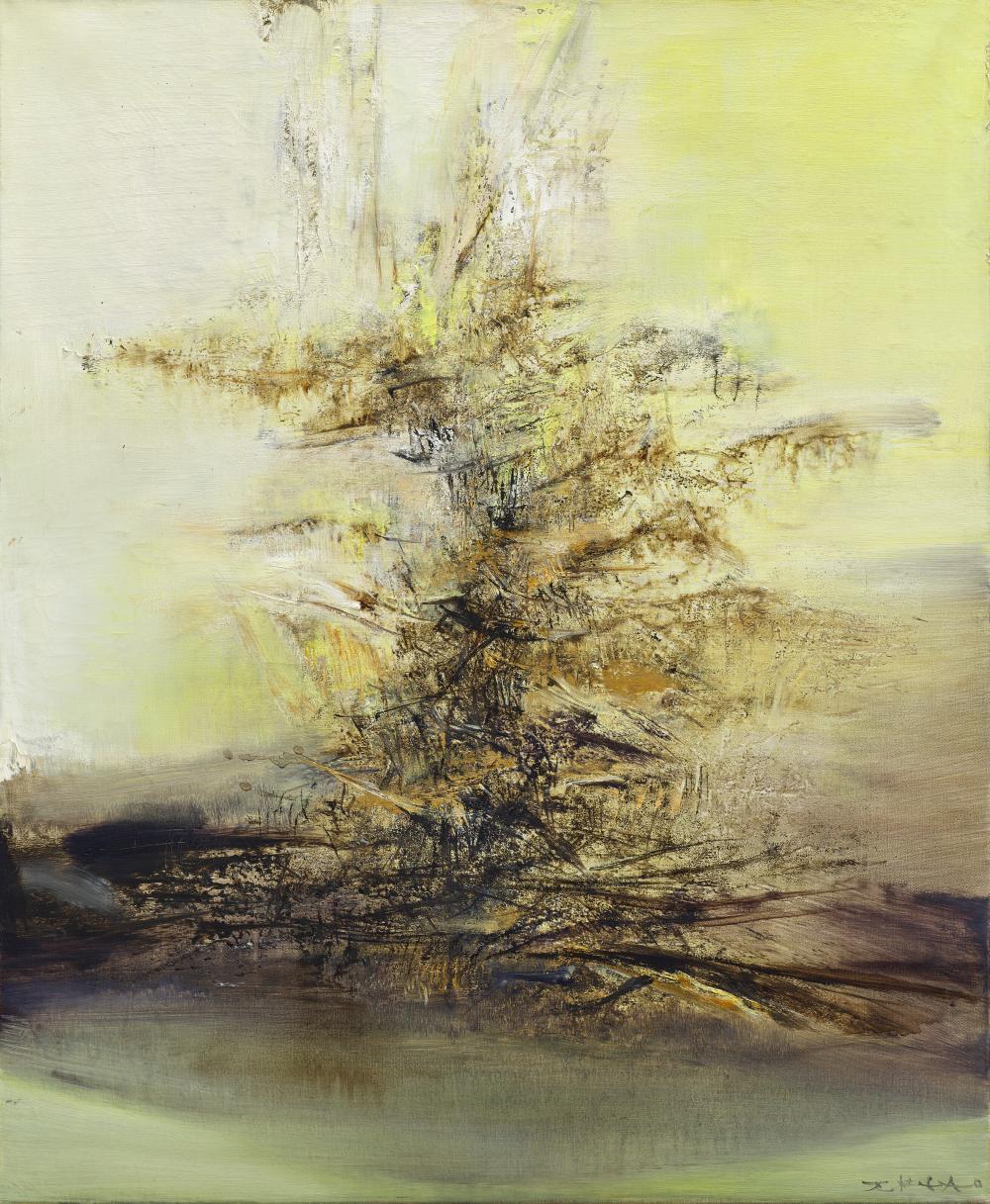 Zao Wou-Ki (ZHAO WUJI, 1920 - 2013). 11.2.67. oil on canvas73 x 60 cm. (28 comparable sale