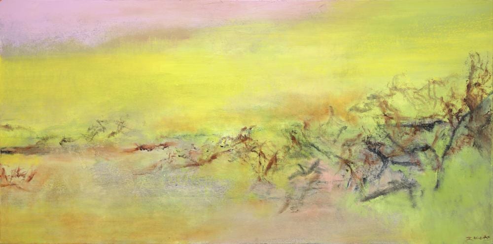 Zao Wou-Ki (ZHAO WUJI, 1920-2013). 05.09.2003. oil on canvas97 x 195 cm. (3 comparable sale