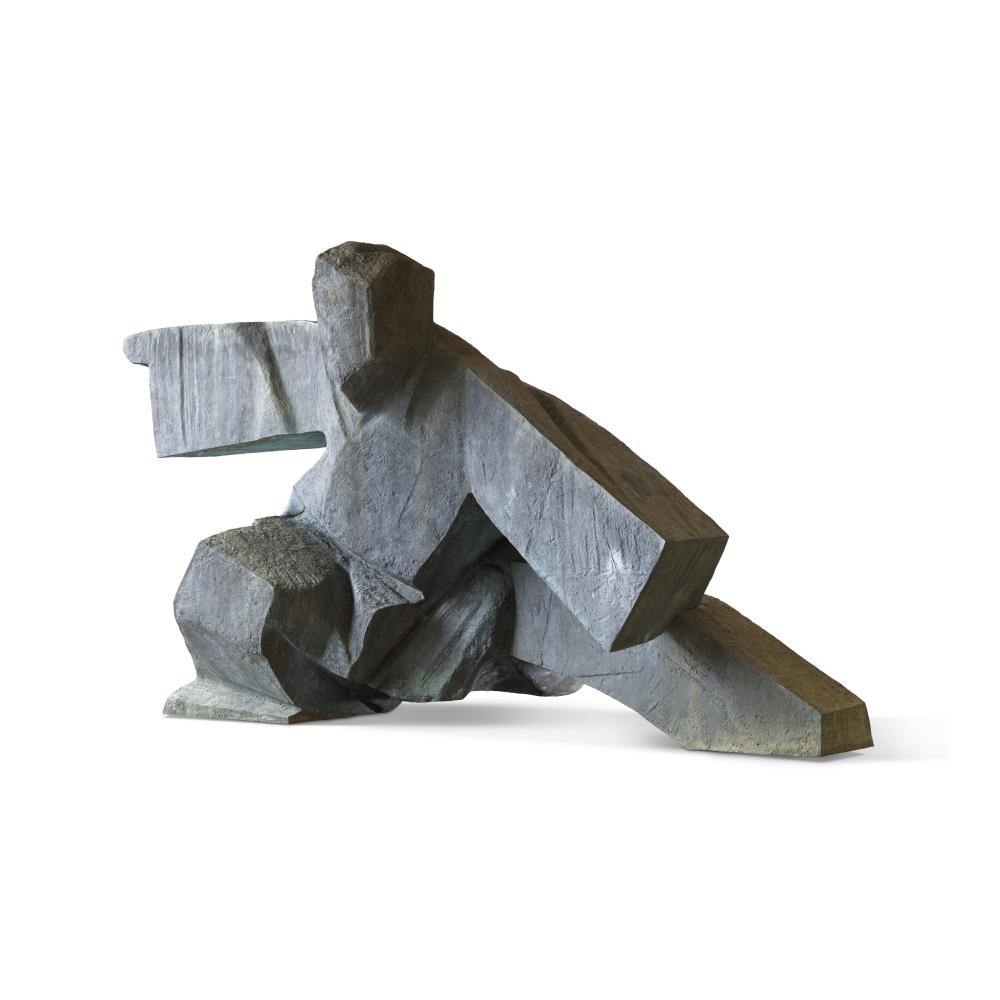 Ju Ming (ZHU MING, 1938-2023). Taichi Series - Single Whip. bronze260.6(H) comparable sale