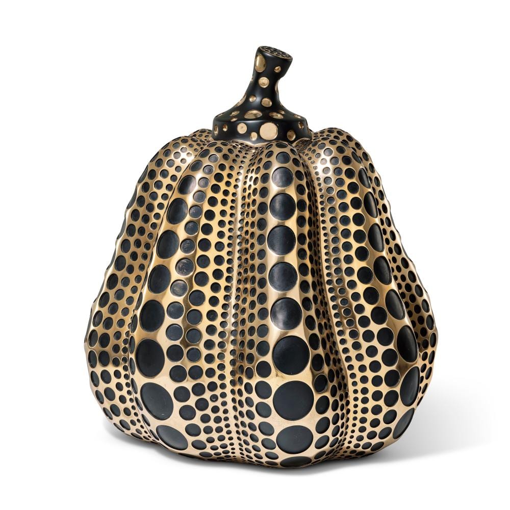 Yayoi Kusama (B. 1929). Pumpkin (S). mirror polished bronze67.3 (H) x 63.5 comparable sale