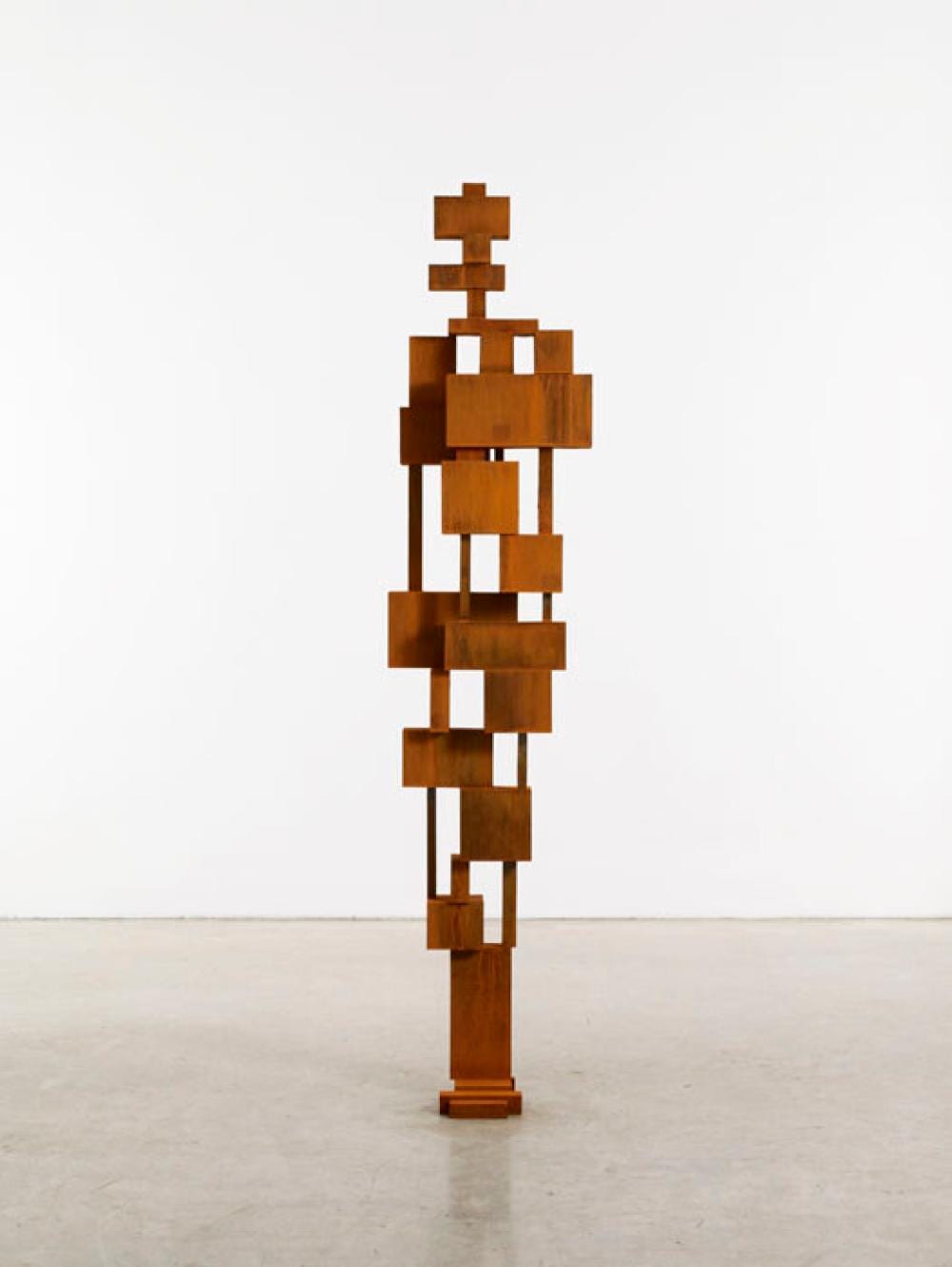 Antony Gormley comparable auction result: antony gormley b 1950 state ii cast iron192 h x 41 x 32 cm 75 5 8