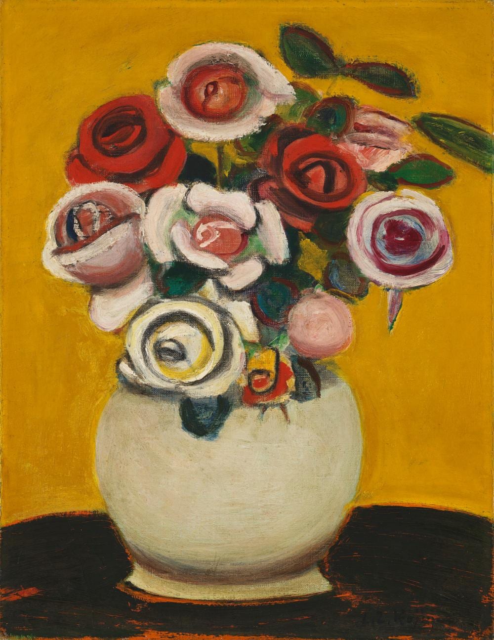 Zenzaburo Kojima comparable auction result: zenzaburo kojima 1893 1962 roses oil on canvas41 x 31 5 cm 16 1 8 x 1