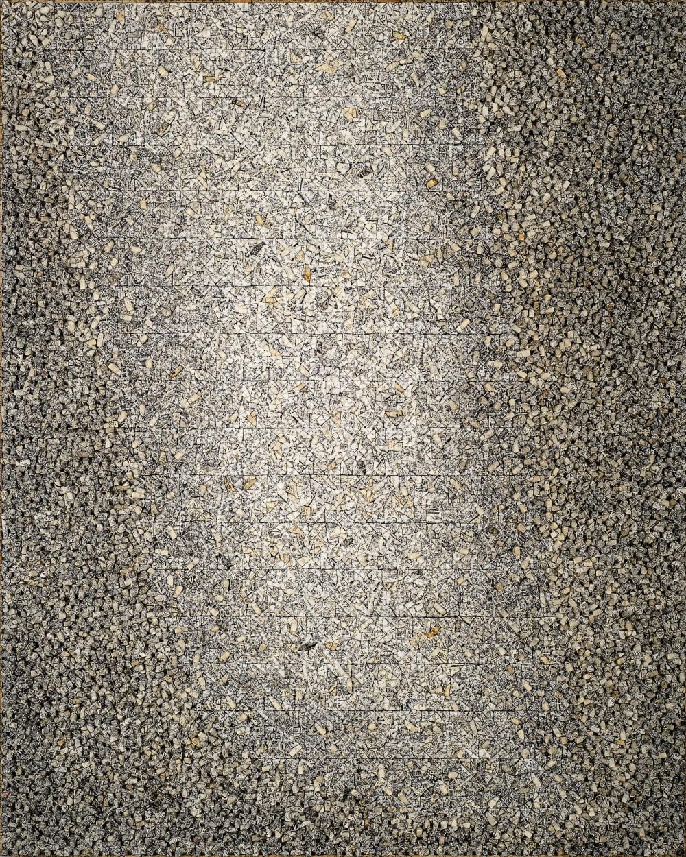 Kwang-Young Chun comparable auction result: chun kwang young b 1944 aggregation 98 1187 mixed media with korean pa