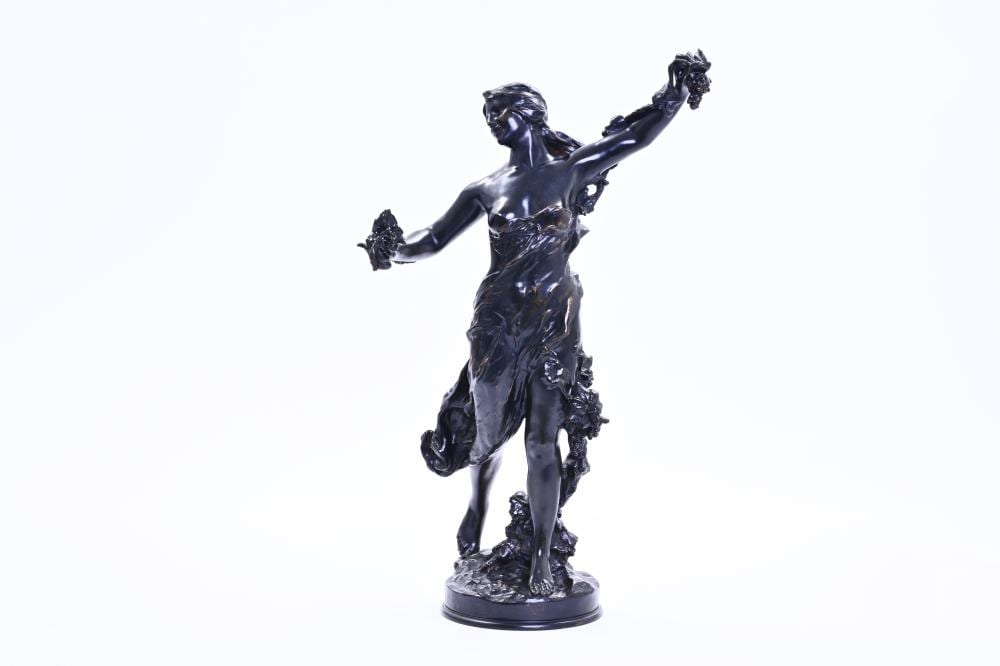 Paul Gasq comparable auction result: paul gasq 1860 1944 a bacchante black patinated bronze