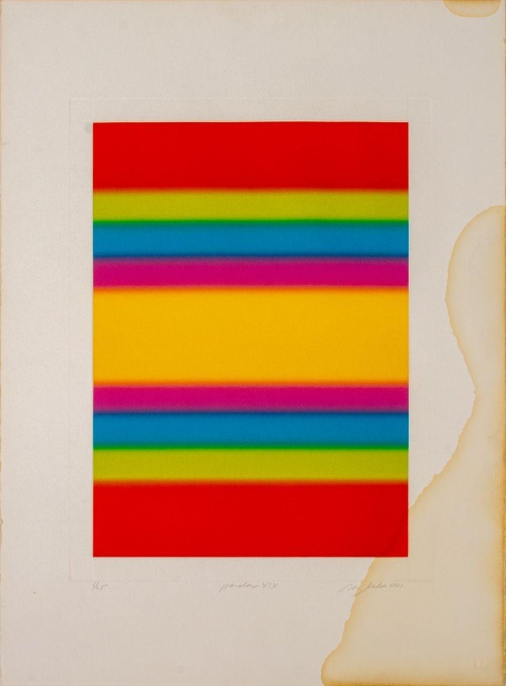Barry Nelson comparable auction result: barry nelson paralax xix etching aquatint