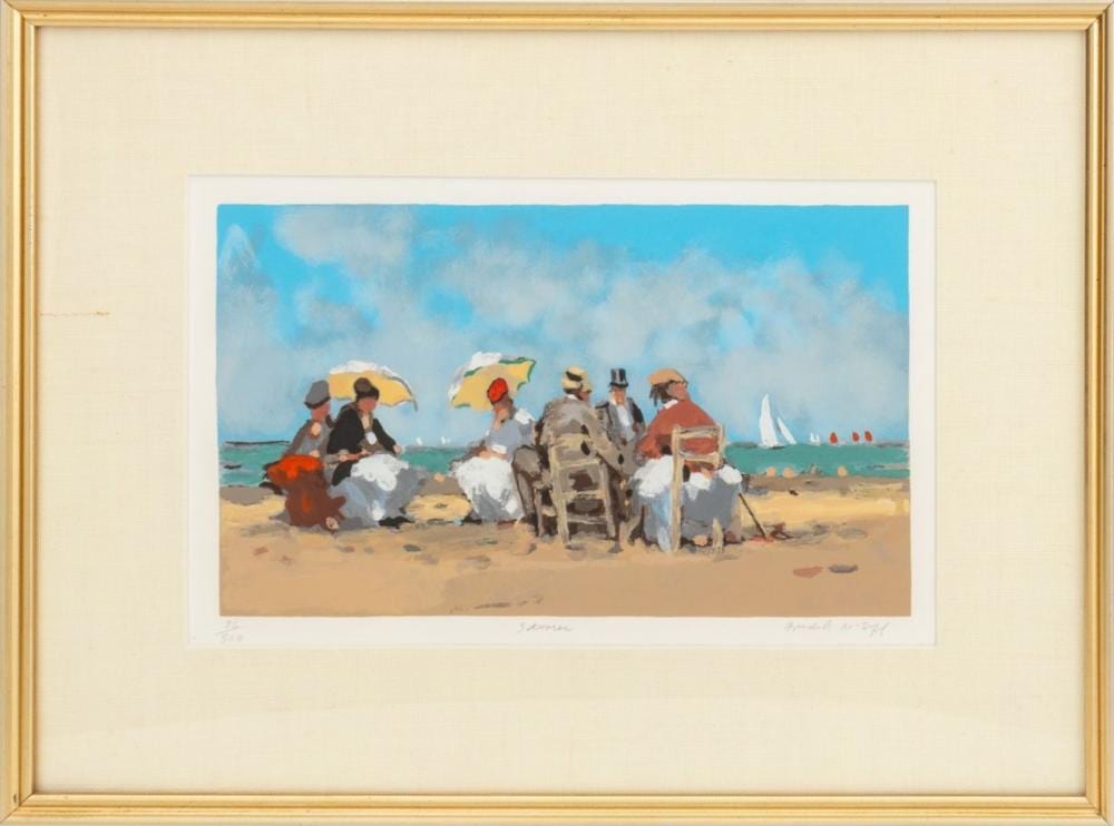 Frederick McDuff comparable auction result: frederick mcduff stormer serigraph