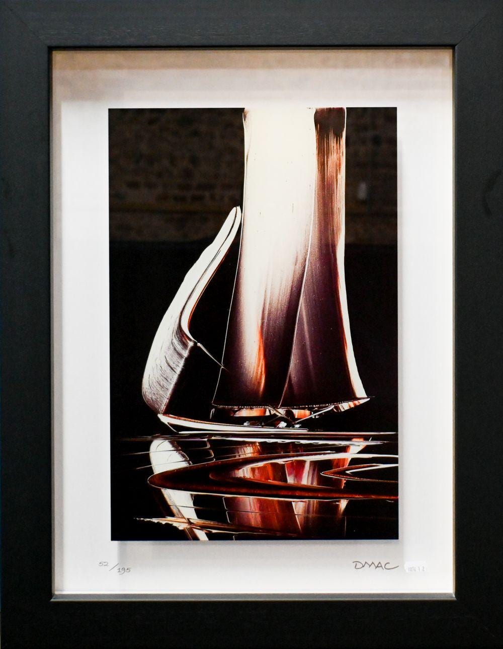Duncan MacGregor comparable auction result: duncan macgregor b 1961 burnished seas ii limited edition numbered 52 195 etched on glass