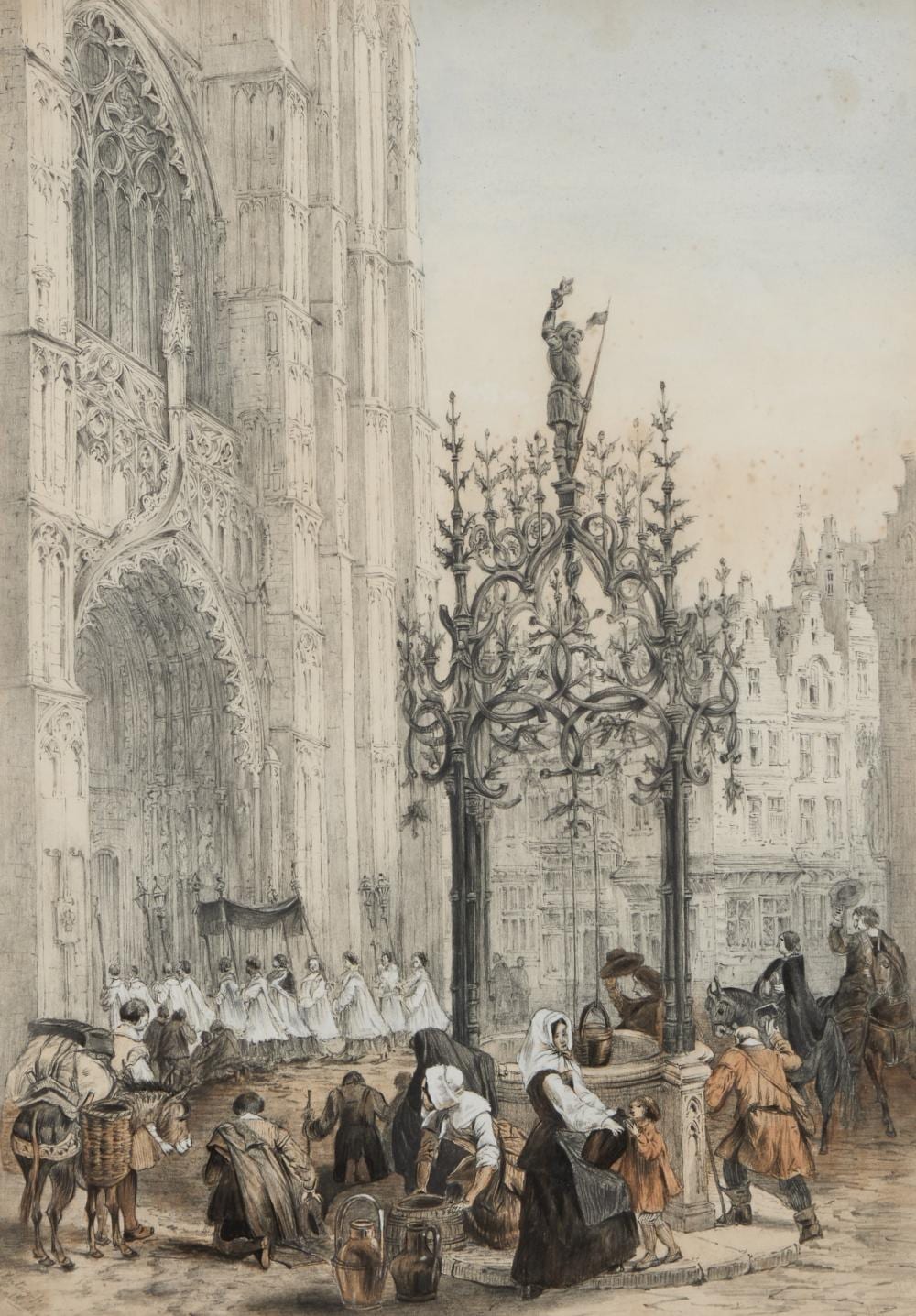 John White Abbott comparable auction result: john white abbott 1763 1851 quentin massys well antwerp