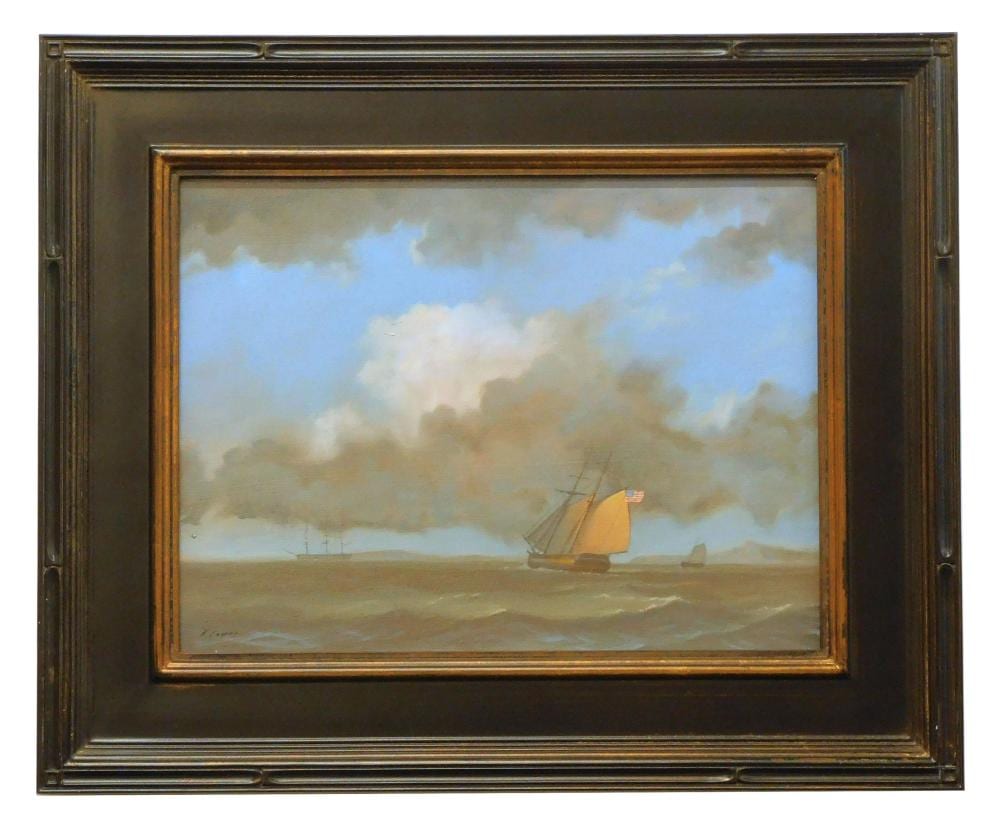 Ryan Cooper comparable auction result: ryan cooper coastal scene painting