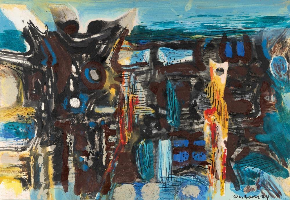 Conrad Westpfahl comparable auction result: conrad westpfahl 1891 berlin wetzhausen 1976 ohne titel