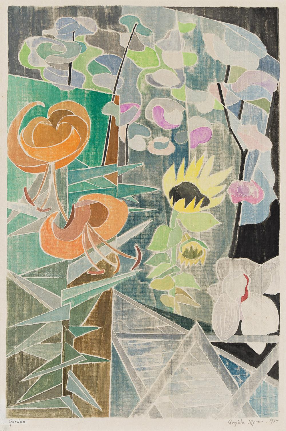 Angèle Myrer comparable auction result: ang le myrer 1896 1970 garden