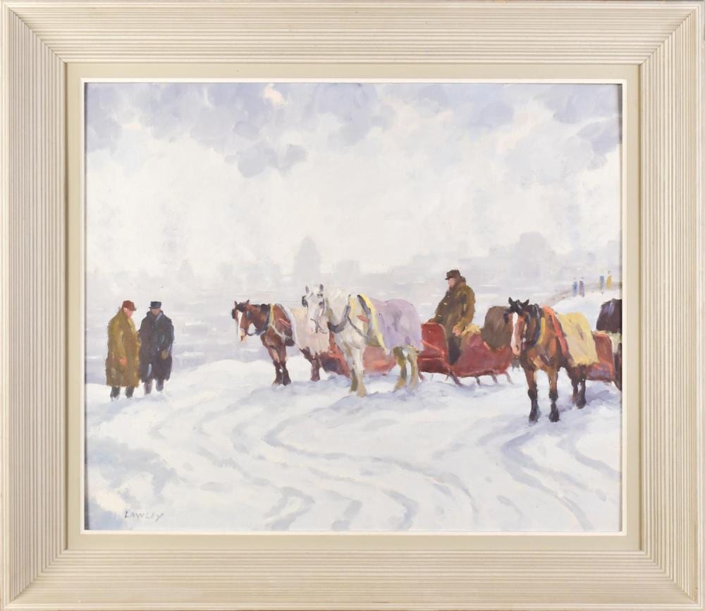 john douglas lawley oil winter landscape · William Smith Auctions · 2025-04-02 John Douglas Lawley comparable auction result: john douglas lawley oil winter landscape