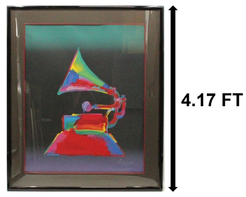 Peter Max (Born 1937) American, Abstract Lithograph Print, "1989 Grammys" sold by Sarasota Estate Auction, lot 18 — auction record photograph