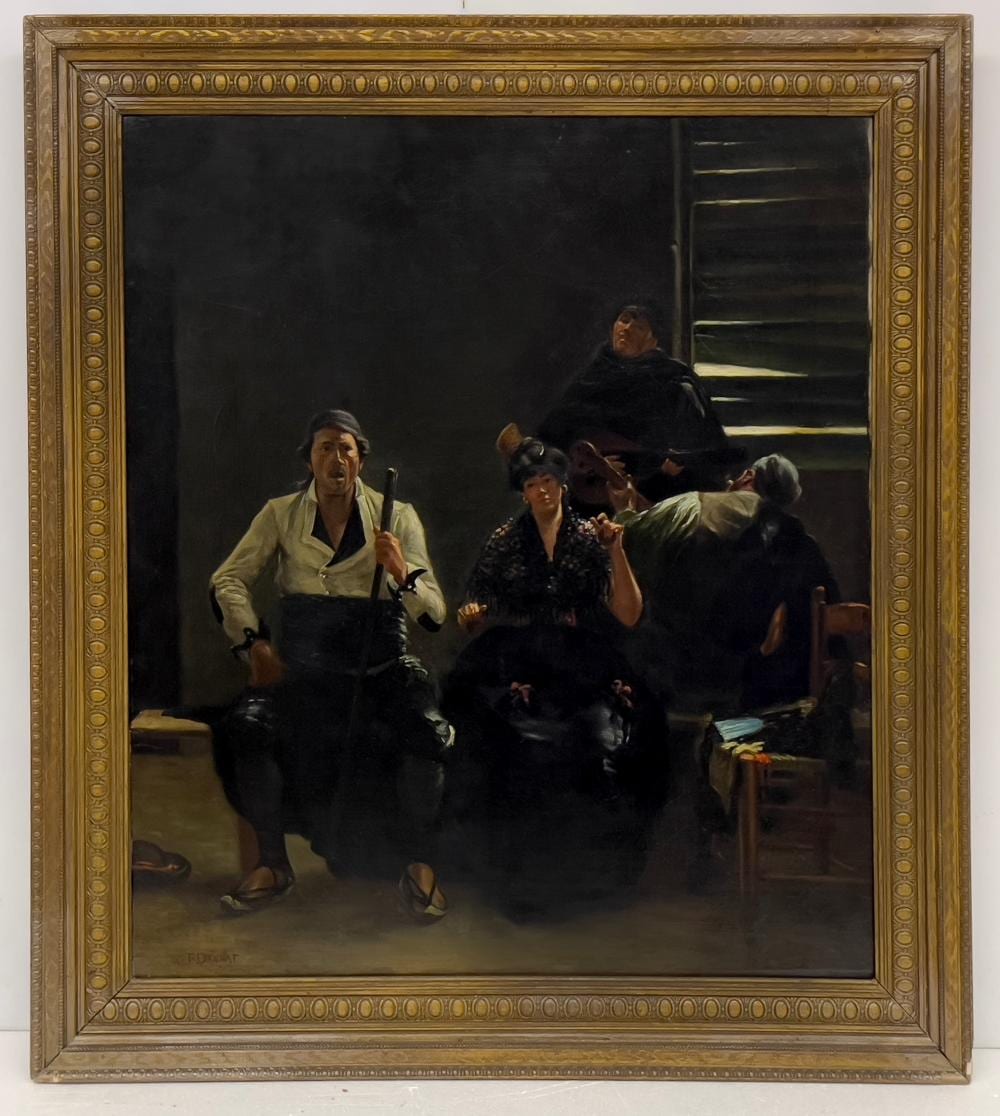 William Turner Dannat comparable auction result: william turner dannat american 1853 1929 oil painting