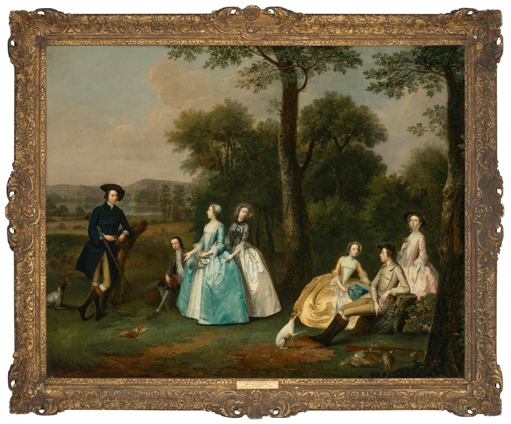 arthur devis preston 1712 1787 brighton group portrait of peregrine bert · Christie's · 2025-04-09 Arthur Devis comparable auction result: arthur devis preston 1712 1787 brighton group portrait of peregrine bert