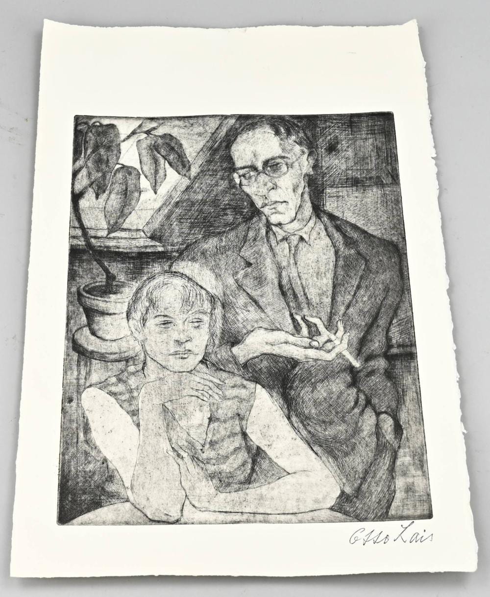 Otto Lais comparable auction result: otto lais double pictures