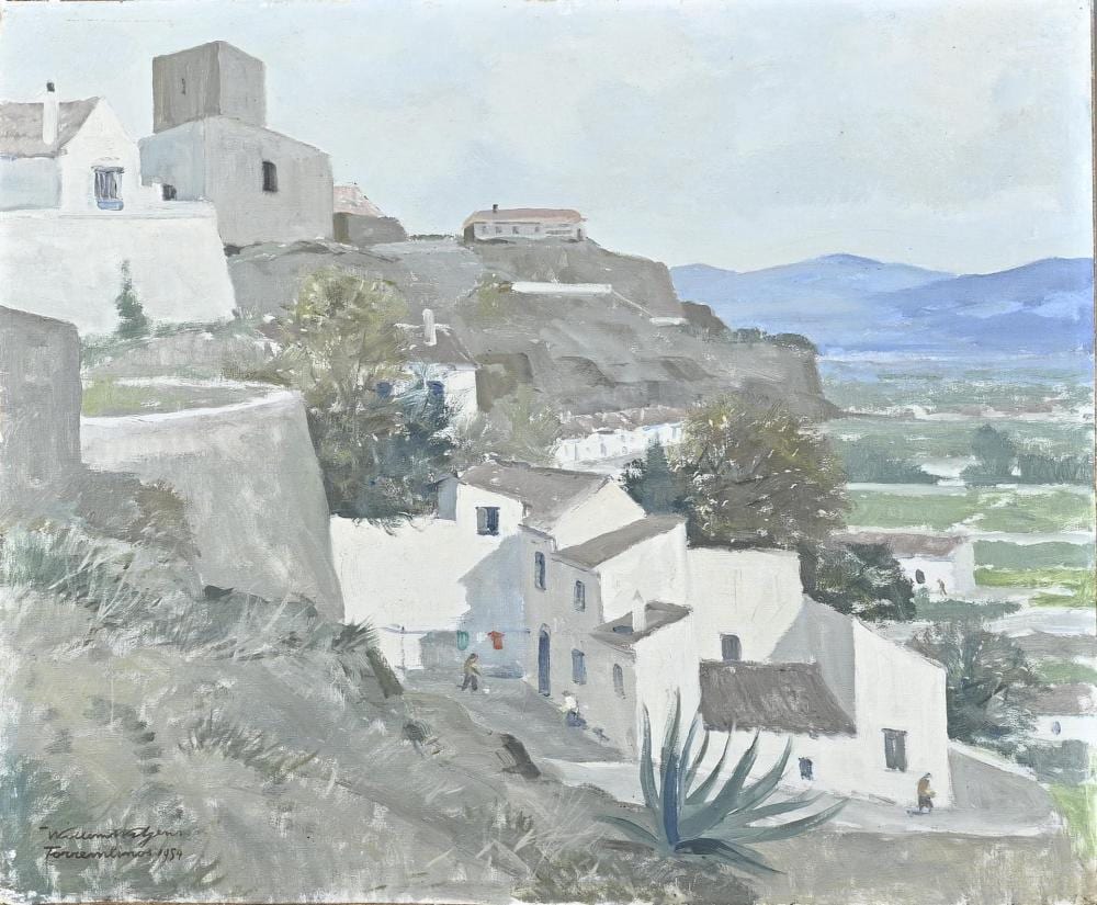 Jan Willem Hendrik Witjens comparable auction result: willem witjens landscape torremolinos