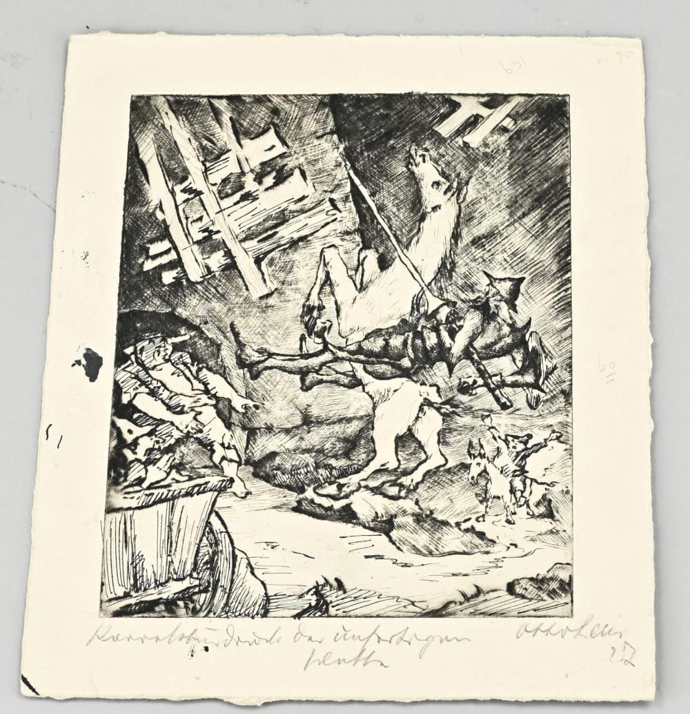 Otto Lais comparable auction result: otto lais don quixote