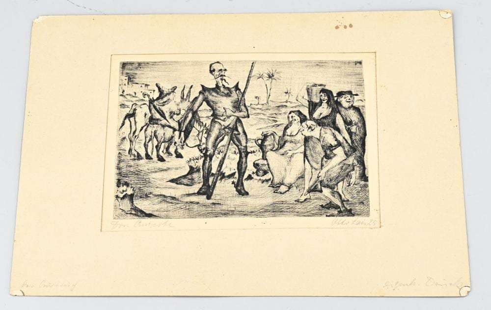 Otto Lais comparable auction result: otto lais don quixote