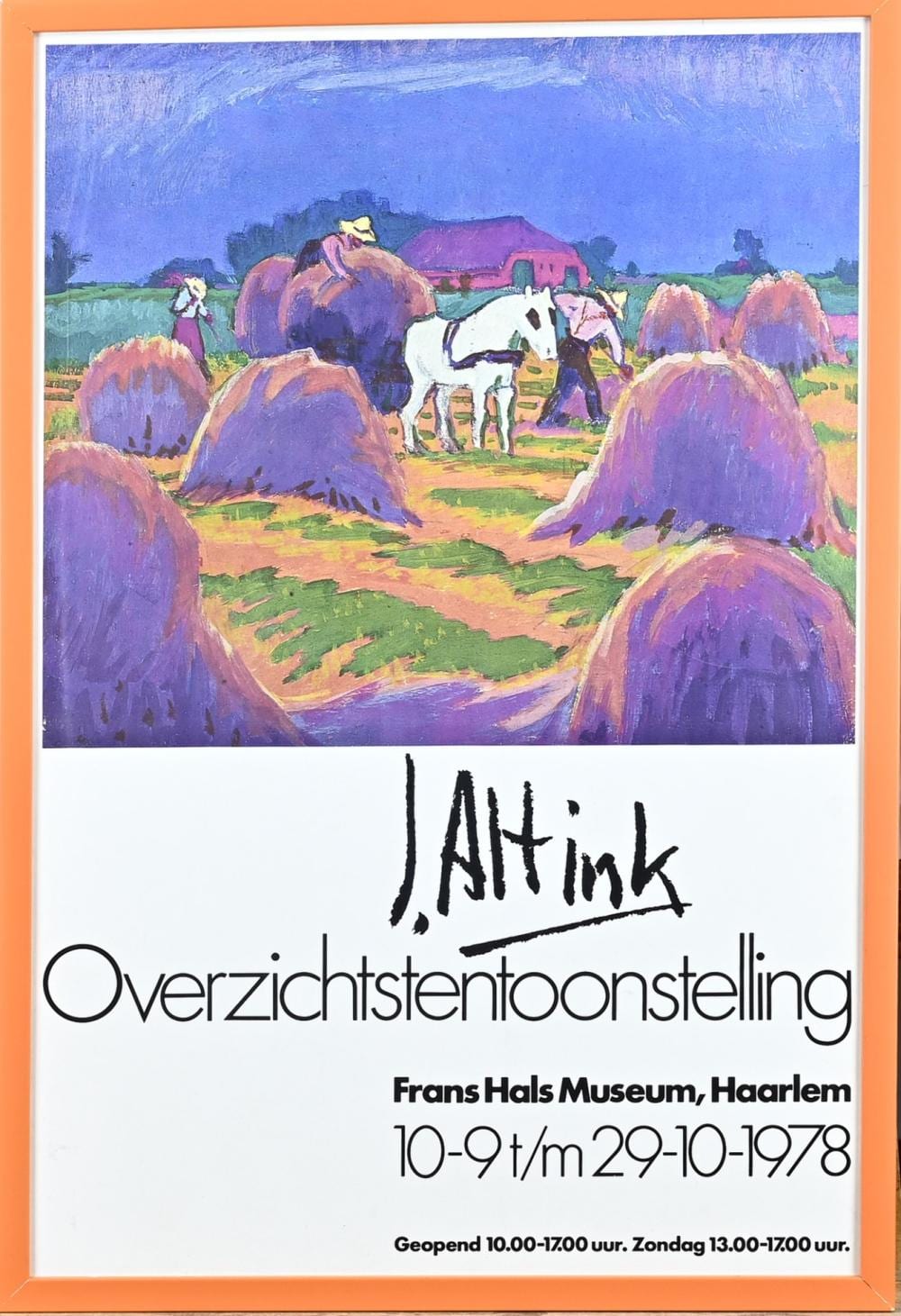poster jan altink 1978 · Twents Veilinghuis · 2025-04-10 Jan Altink comparable auction result: poster jan altink 1978