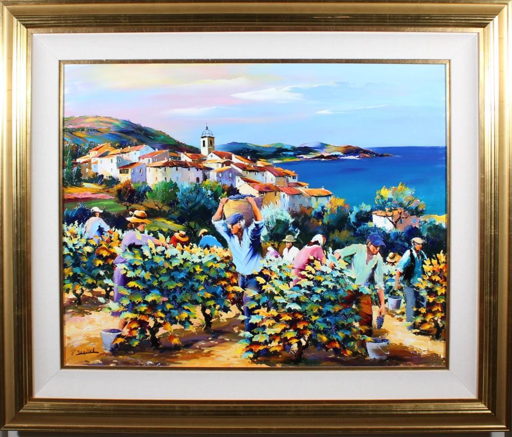 christian jequel oil on canvas with book · O'Gallerie · 2025-04-01 Christian Jequel comparable auction result: christian jequel oil on canvas with book