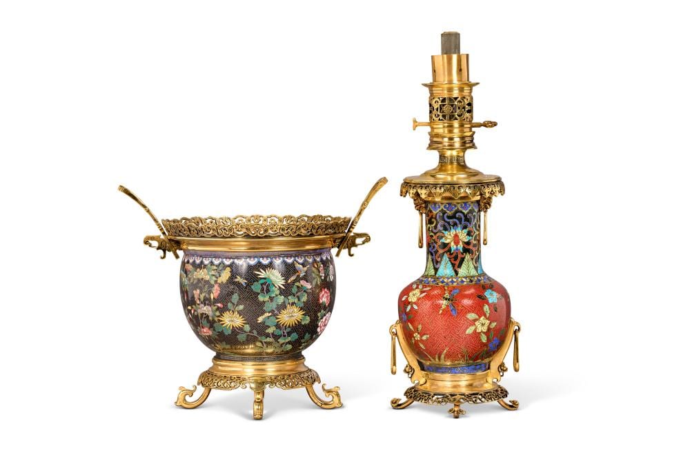 Ferdinand Voet comparable auction result: a french japonisme ormolu and cloisonne enamel table articles by ferdinand