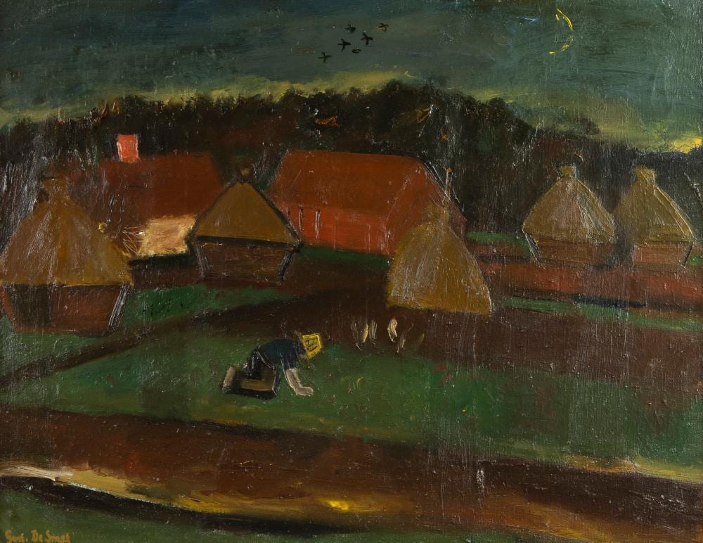 Gustave de Smet comparable auction result: gustave de smet 1877 1943 oil on canvas de wiedster bij avond 1935 signed