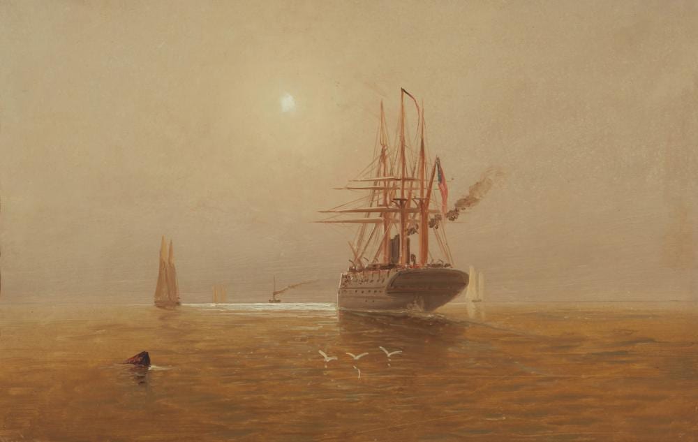 Alexander Charles Stuart comparable auction result: alexander charles stuart 1831 1898 a foggy morning