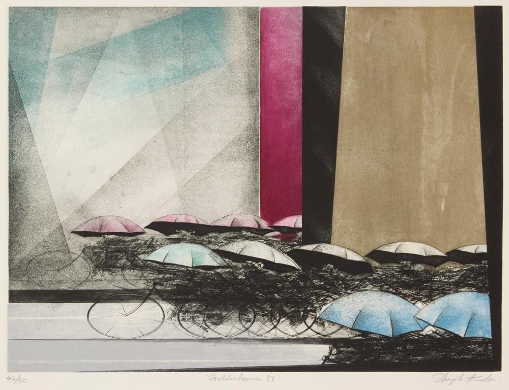 Shigeki Kuroda comparable auction result: shigeki kuroda b 1953 golden avenue 56