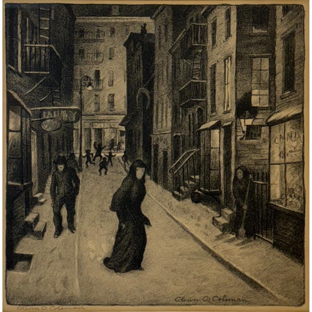 Glenn O. Coleman comparable auction result: glenn o coleman american 1887 1932