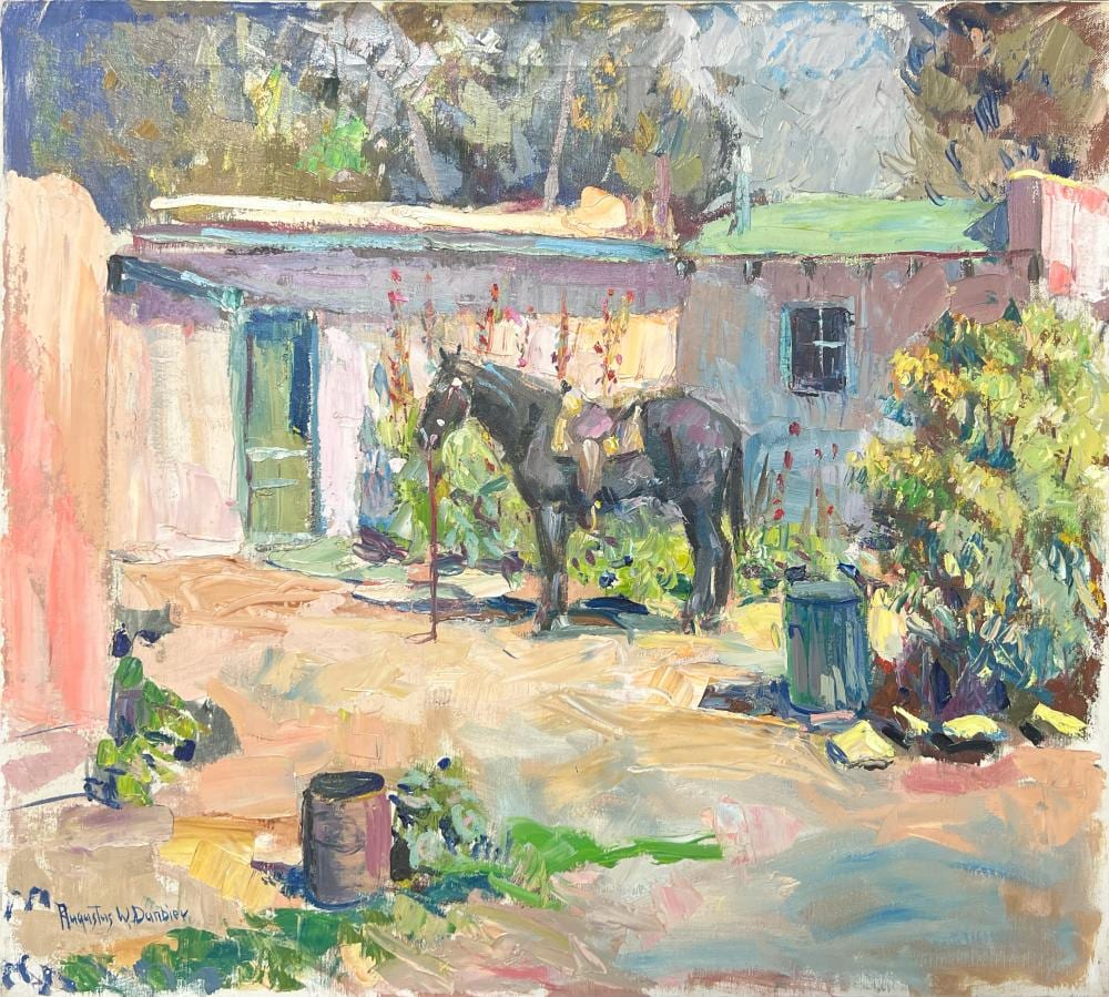 Augustus William Dunbier comparable auction result: augustus william dunbier horse at stable