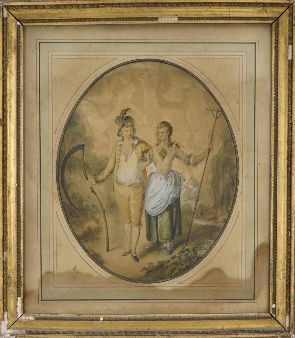 francis wheatley en 1747 1801 return from haymaking · Merrill's Auctioneers & Appraisers · 2025-03-28 Francis Wheatley comparable auction result: francis wheatley en 1747 1801 return from haymaking