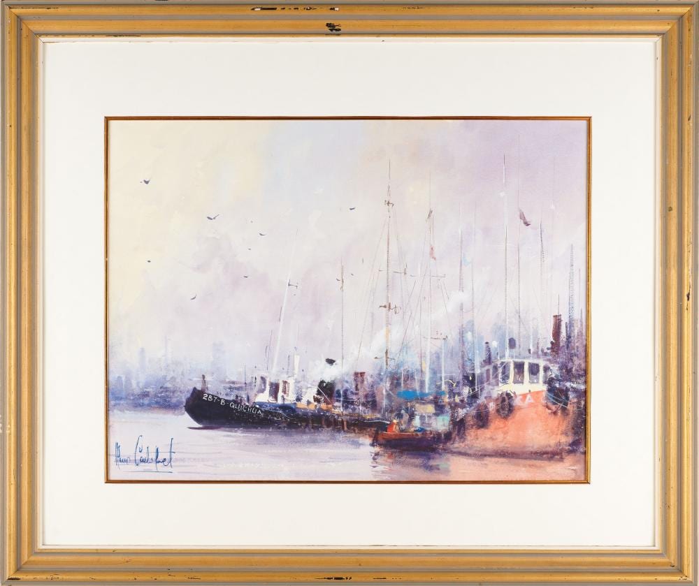 alvaro castagnet 1954 port views watercolour 56x74cm · Lawsons · 2025-04-06 Alvaro Castagnet comparable auction result: alvaro castagnet 1954 port views watercolour 56x74cm