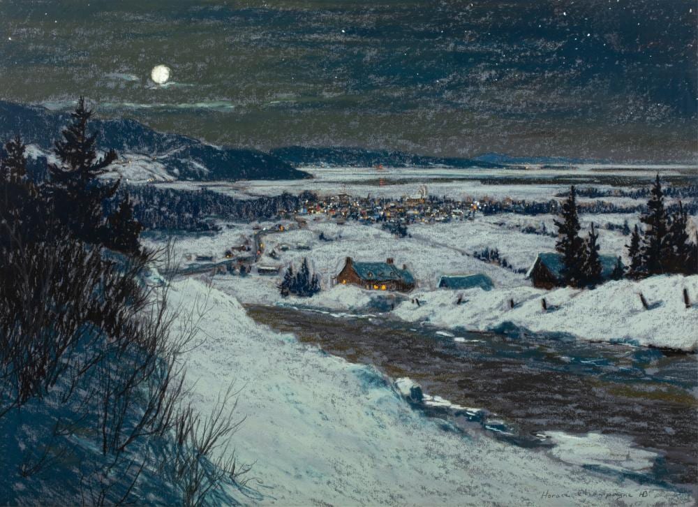 Horace Champagne comparable auction result: horace champagne canadian b 1937