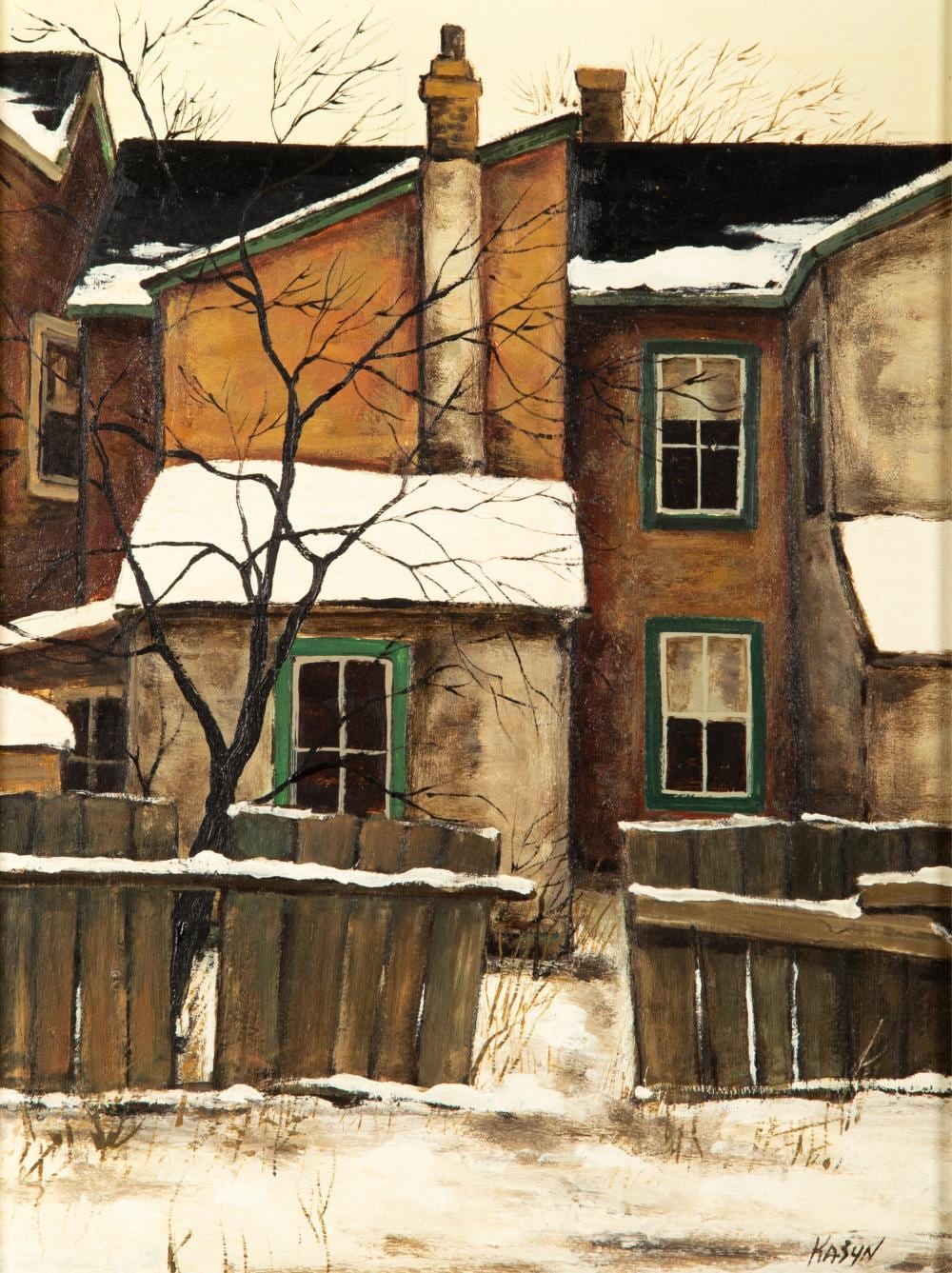 John Kasyn comparable auction result: john kasyn canadian 1926 2008